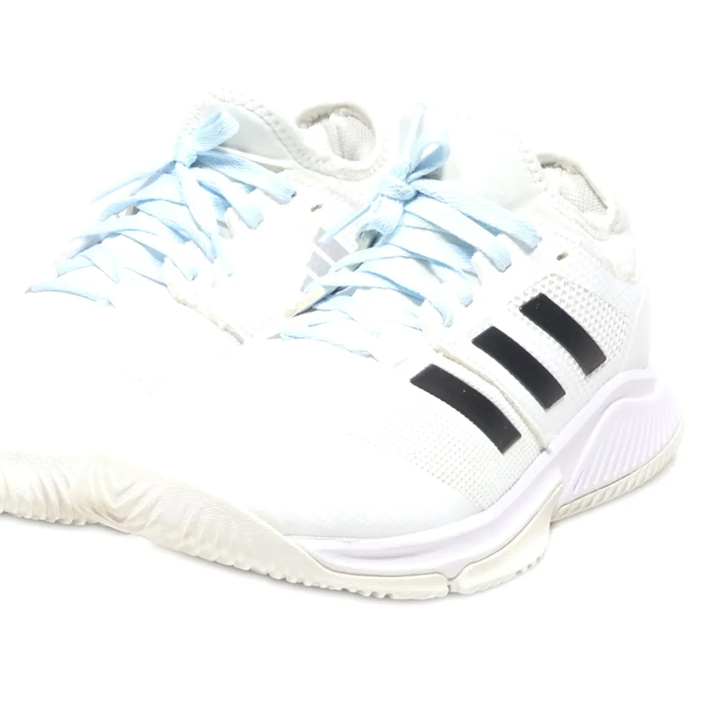 Adidas Court Team Bounce In Sport Shoes Fabric White Colour For Men