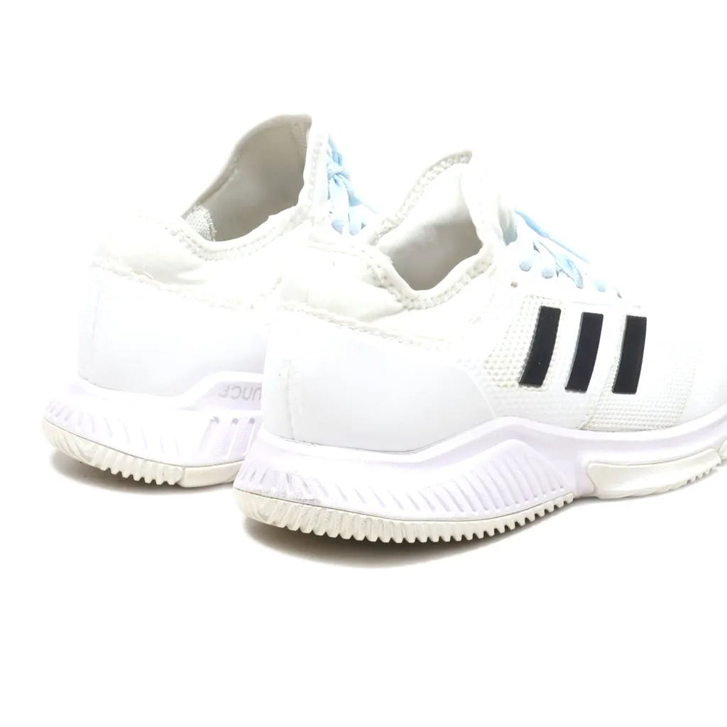 Adidas Court Team Bounce In Sport Shoes Fabric White Colour For Men