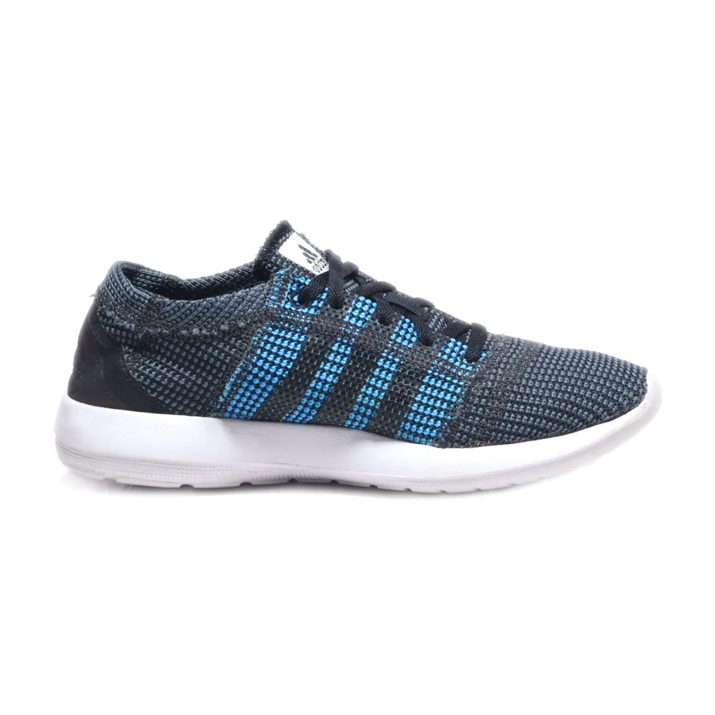 Adidas Element Refine Tricot Sport Shoes Fabric Black Colour For Kids