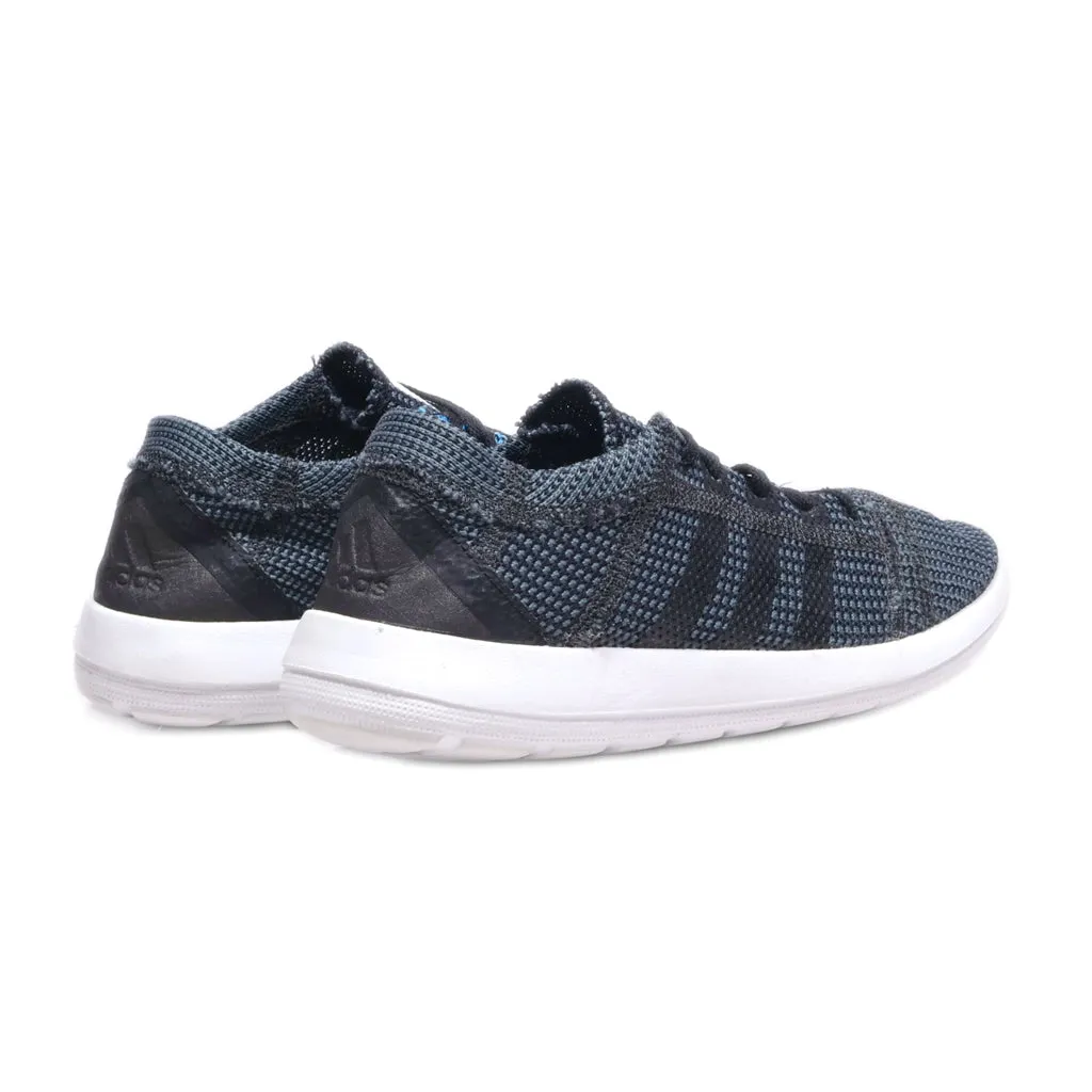 Adidas Element Refine Tricot Sport Shoes Fabric Black Colour For Kids