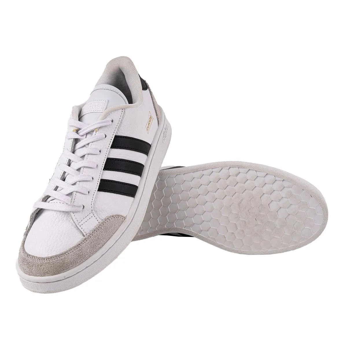 Adidas Grand Court Se Sport Shoes Leather White Colour For Men