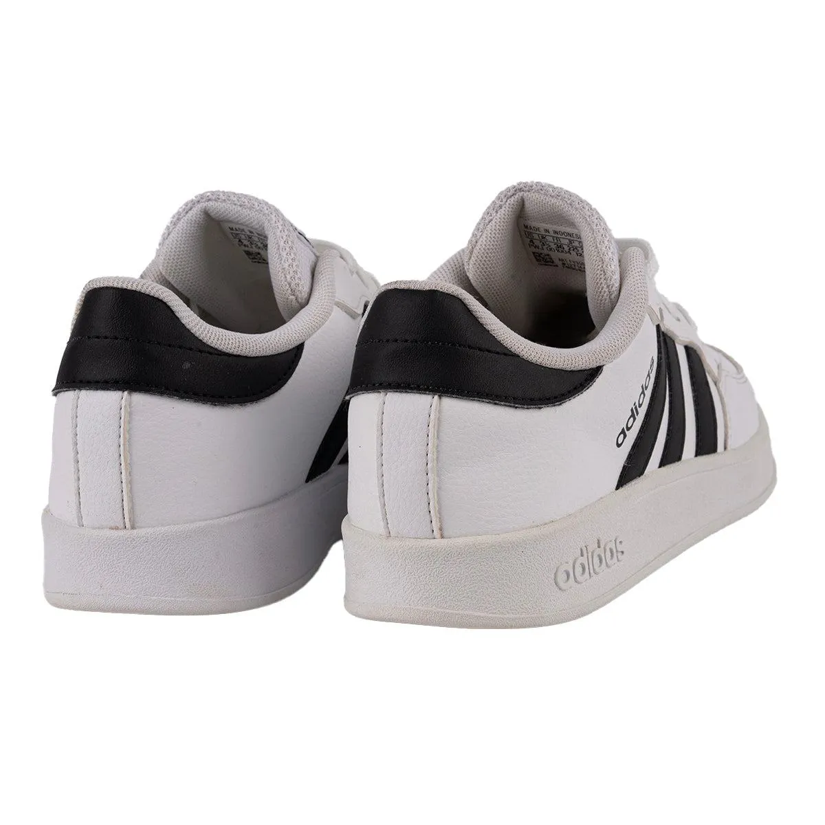 Adidas Grand Court Sneakers Leather White Colour For Kids