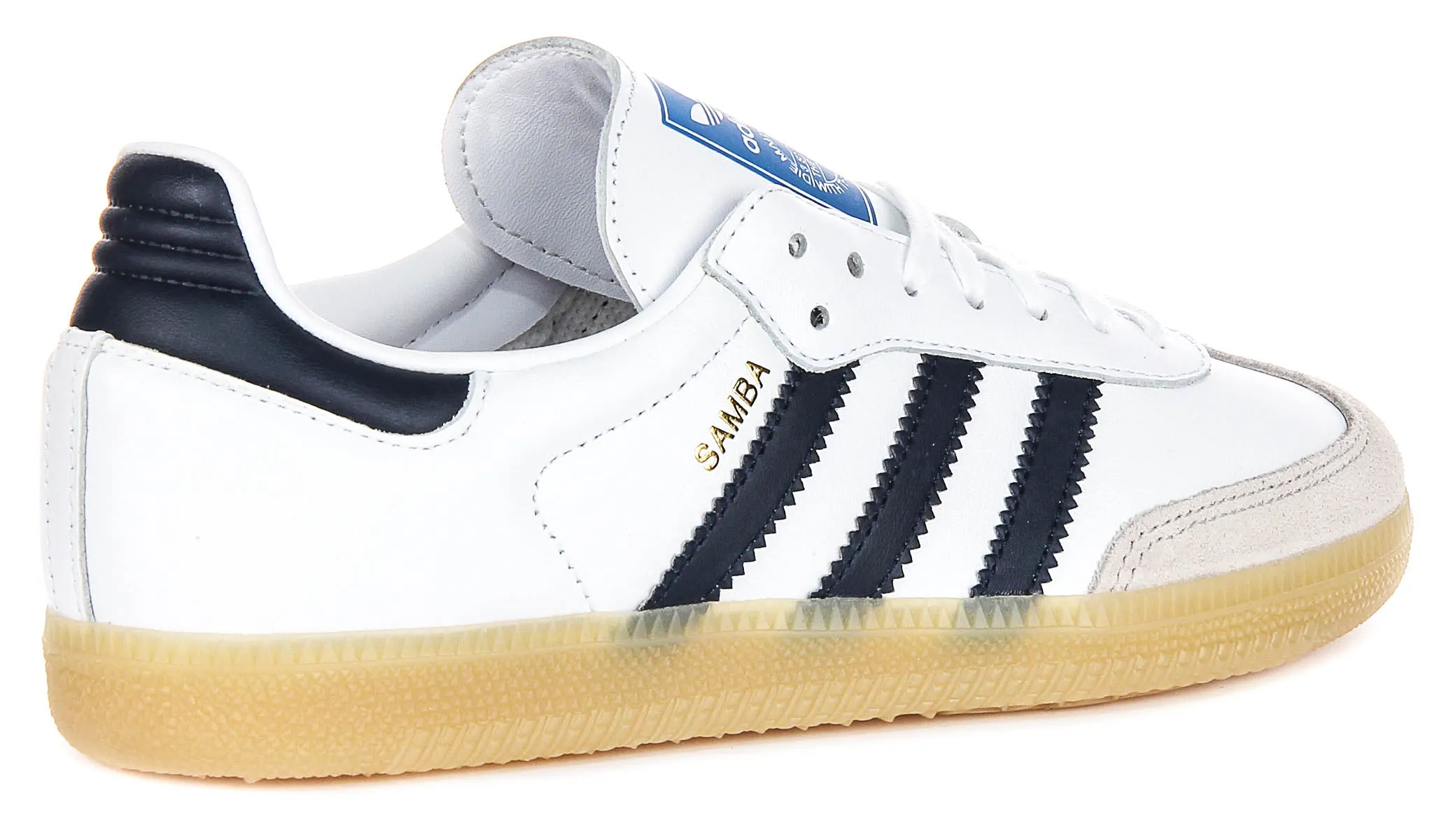 Adidas Samba OG In White Navy For Youth