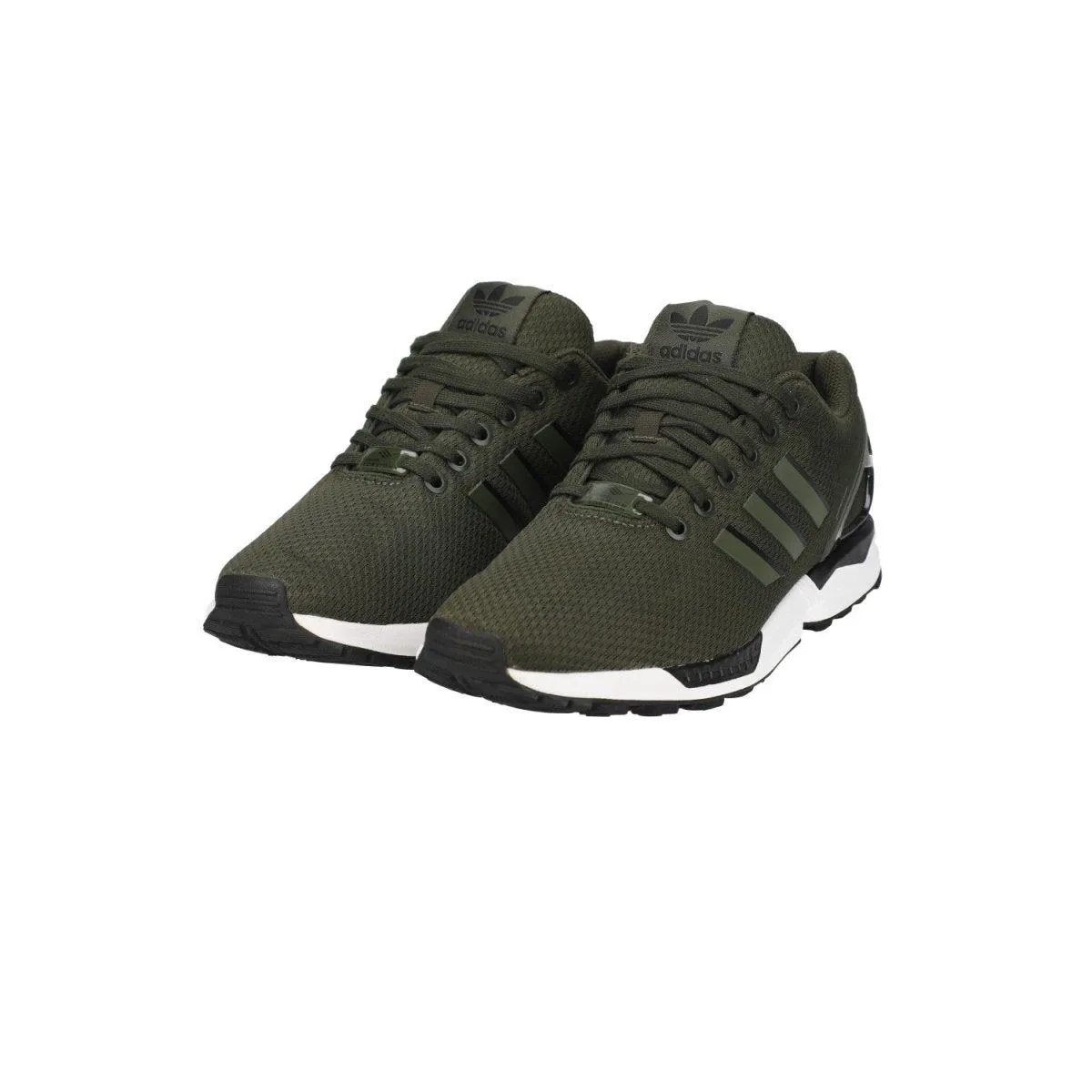 Adidas Zx Flux Sport Shoes Fabric Green Colour For Men