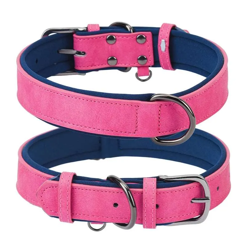 Adjustable Soft Padded Dog Collar – Durable and Comfortable for All Dog Sizes