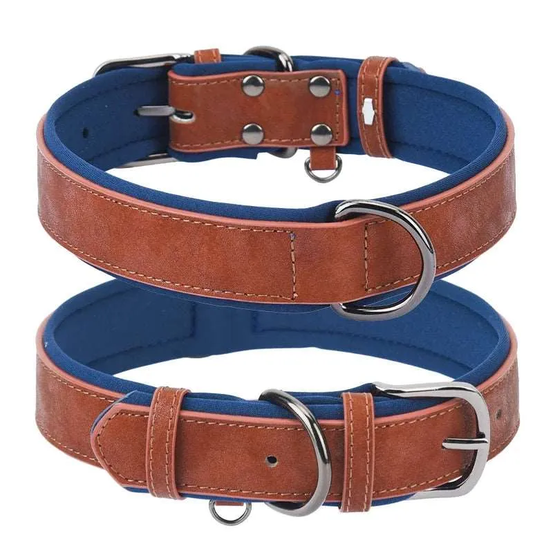 Adjustable Soft Padded Dog Collar – Durable and Comfortable for All Dog Sizes