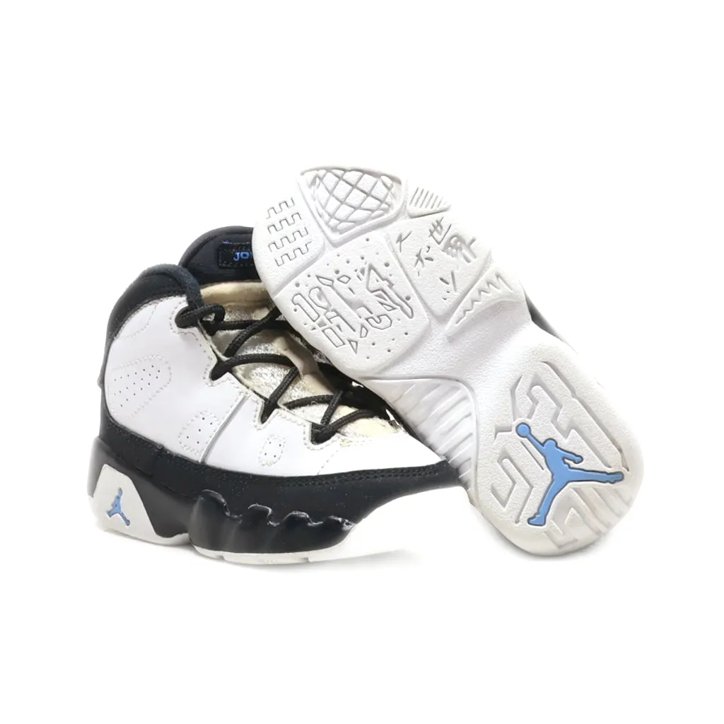 Air Jordan Sneakers Leather White Colour For Kids