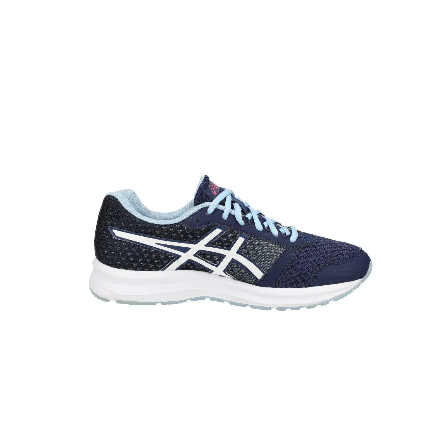 Asics Patriot 8 Running Sport Shoes Fabric Blue Colour For Women