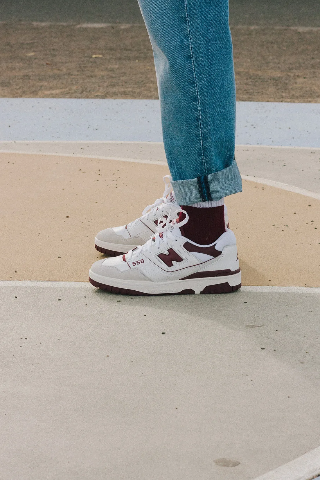 BB550LI1 - White / Maroon