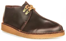 Clarks Originals Desert Trek Hik In Burgundy For Men