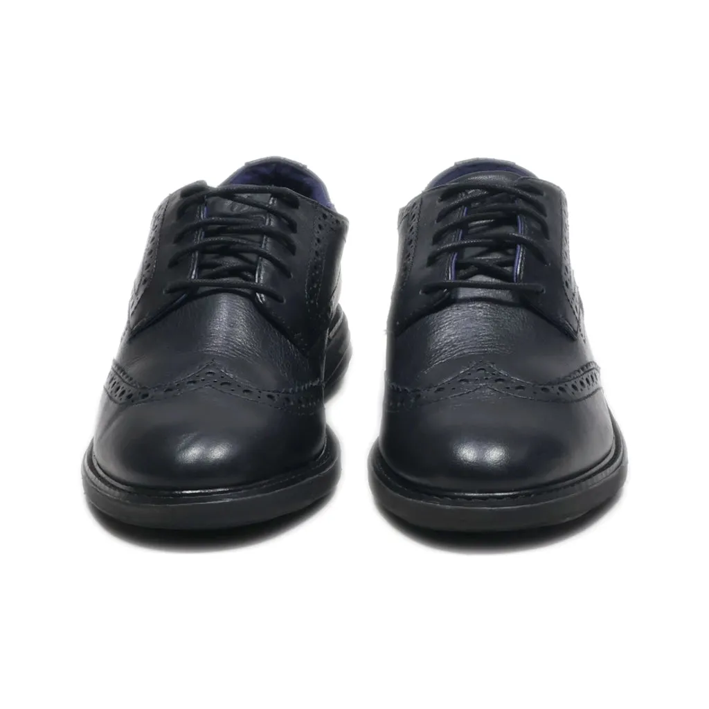 Cole Haan Lace Ups Leather Black Colour For Women