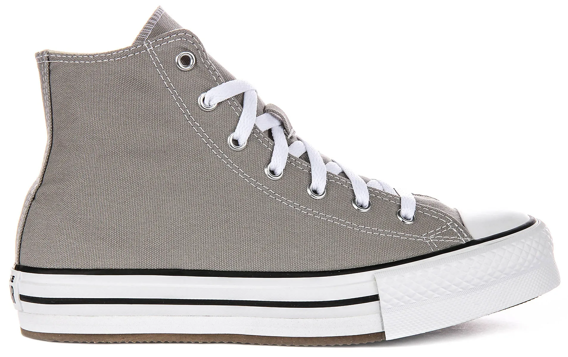 Converse All Star A07346C Eva Platform In Grey For Junior