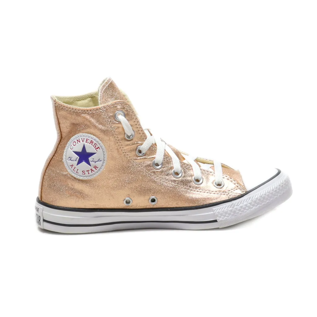 Converse Chuck Taylor All Star High-Top Sneakers Canvas Gold Colour For Women