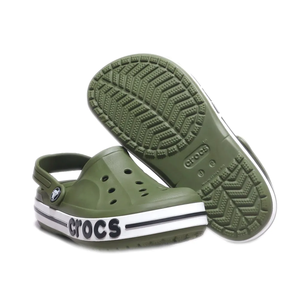 Crocs Clogs Rubber Green Colour For Kids