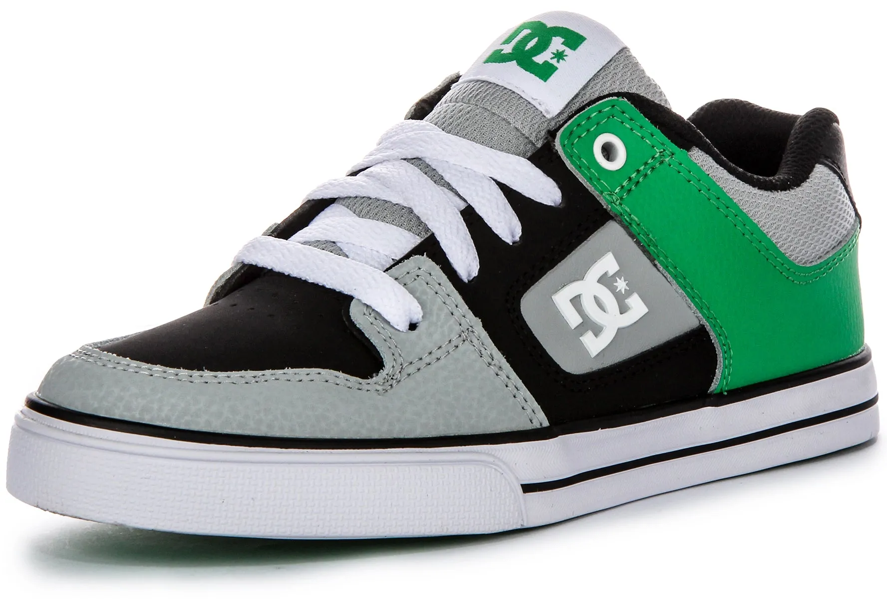 Dc Shoes Pure In Grey Black For Youth