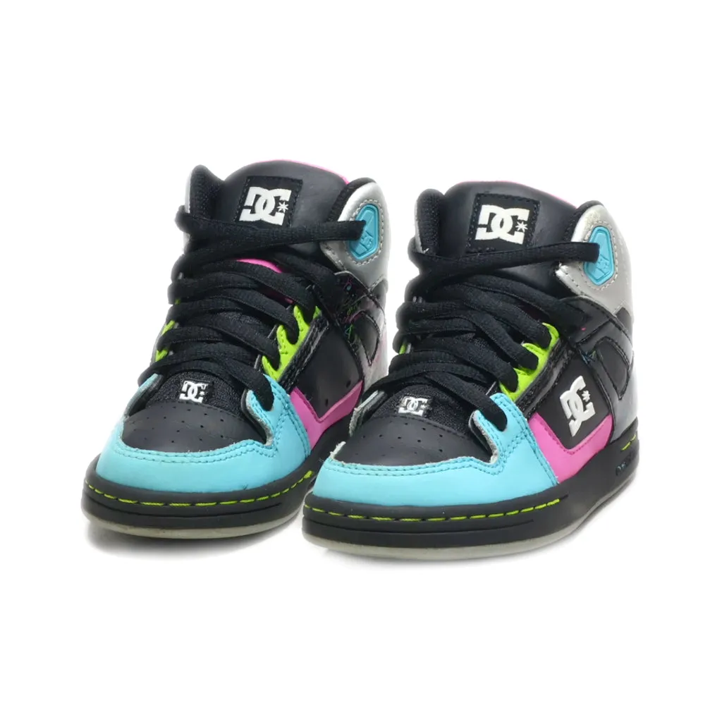 Dc Shoes Rebound High Sneakers Leather Multicolour Colour For Kids