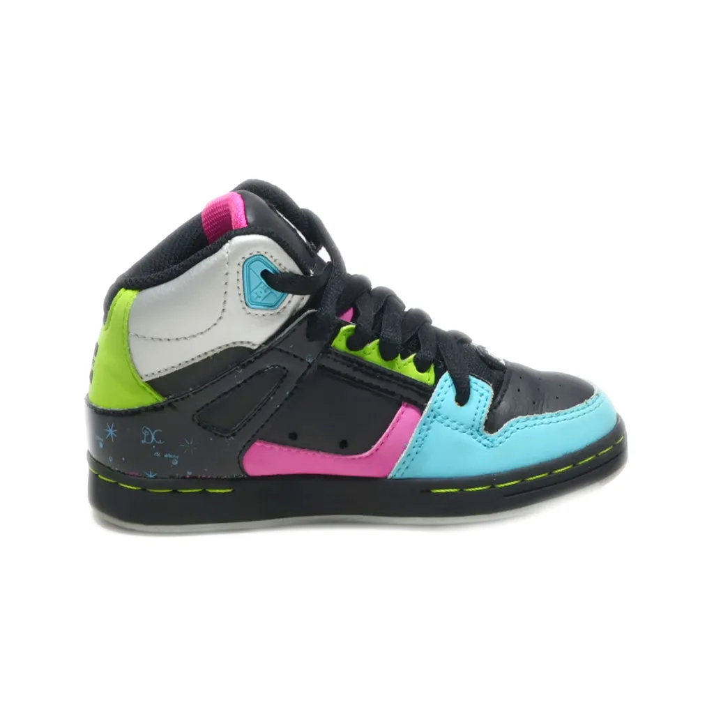 Dc Shoes Rebound High Sneakers Leather Multicolour Colour For Kids