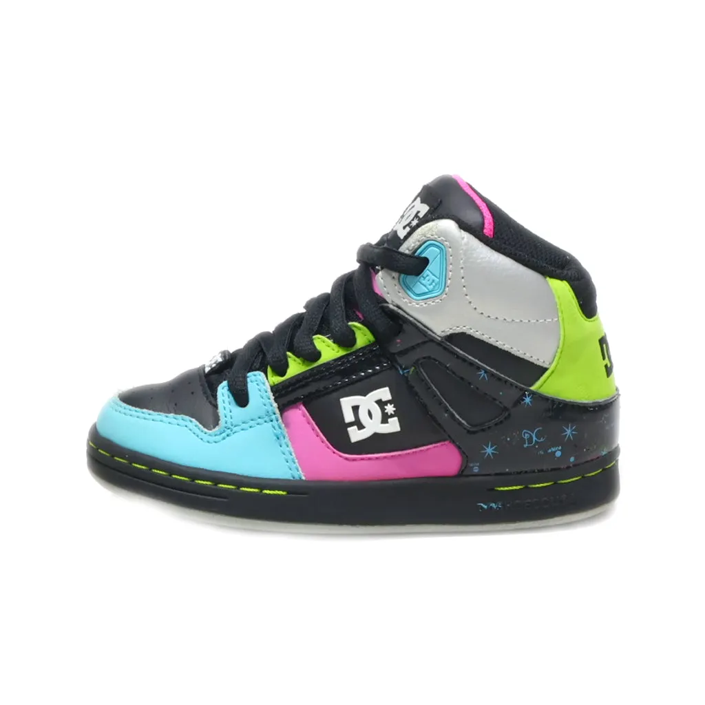 Dc Shoes Rebound High Sneakers Leather Multicolour Colour For Kids