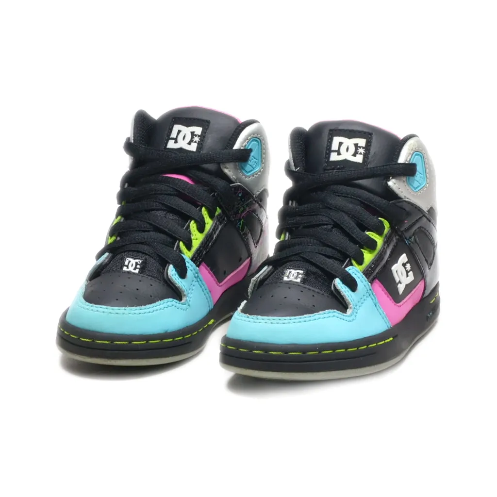 Dc Shoes Rebound High Sneakers Leather Multicolour Colour For Kids