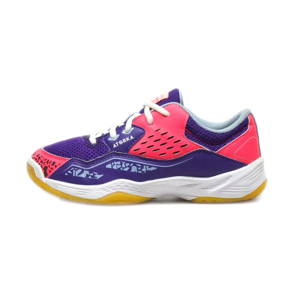 Decathlon Atorka H100 Sport Shoes Fabric Purple Colour For Kids