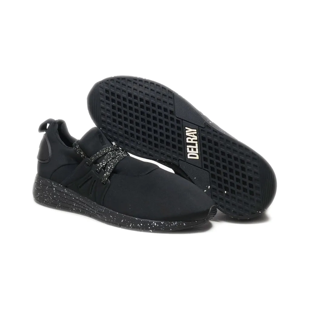 Delray Project Delray Wavey Low-Top Sneakers Leather Black Colour For Women