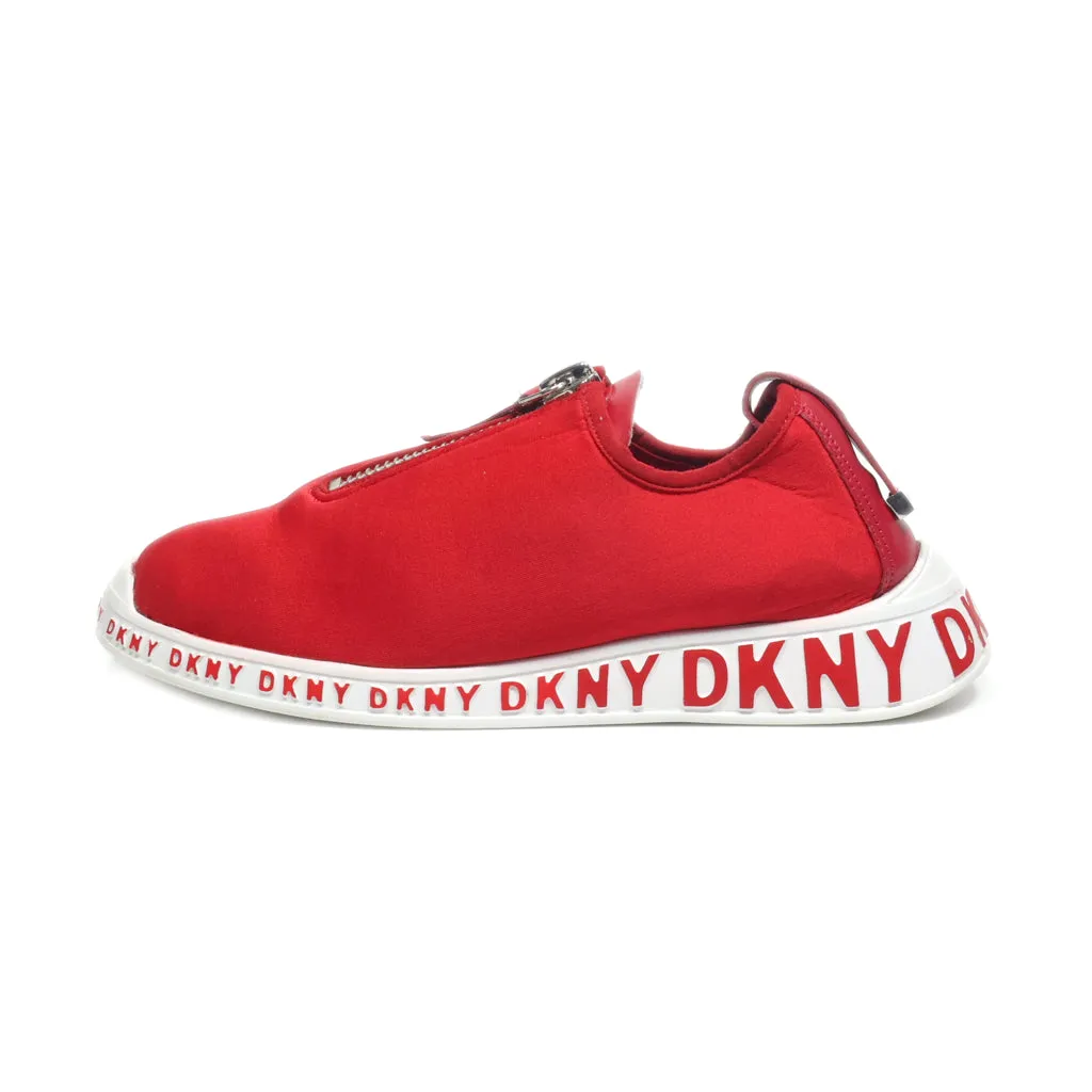 Dkny Donna Karan Sneakers Leather Red Colour For Kids