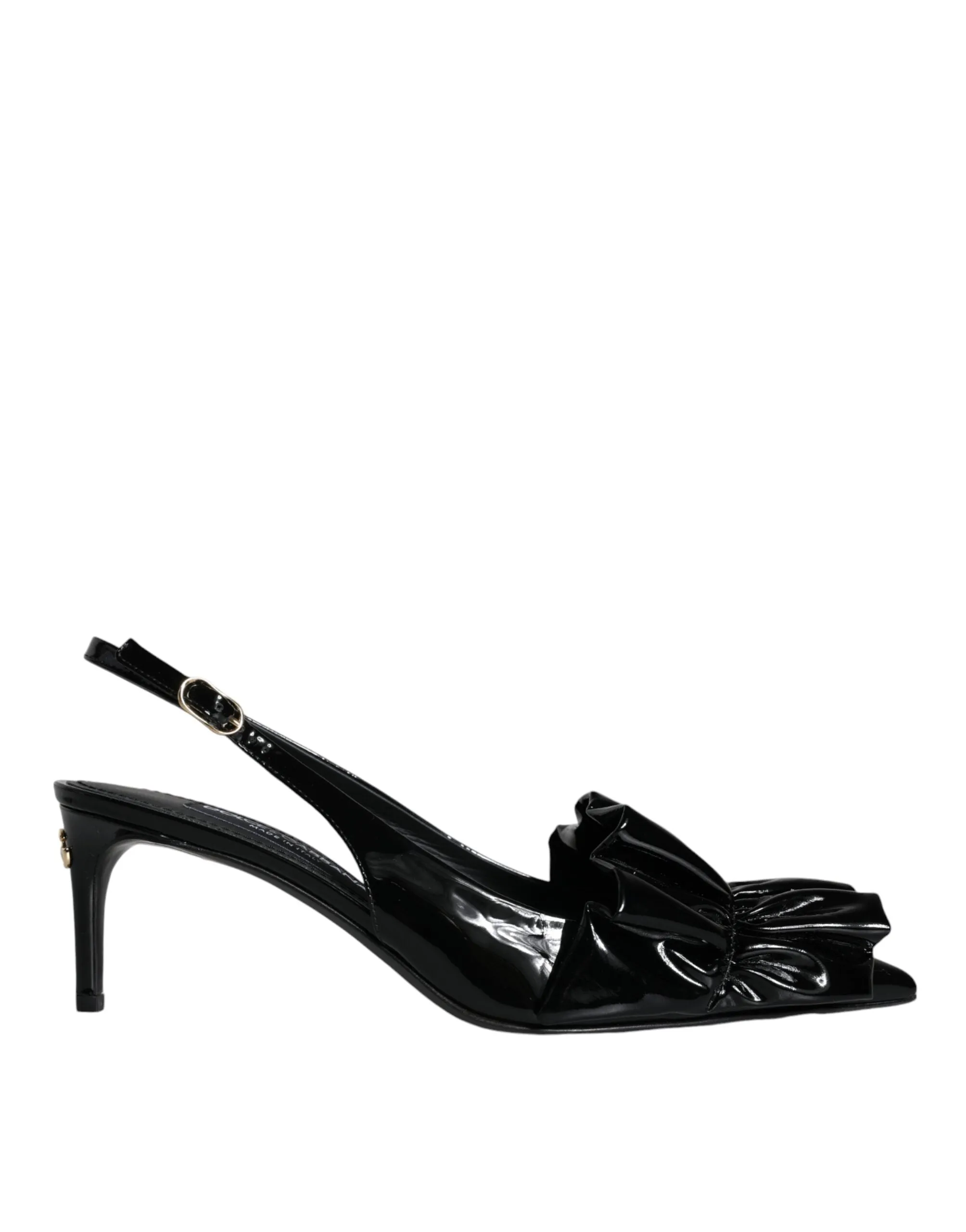 Dolce & Gabbana Leather Heels Slingback Pumps