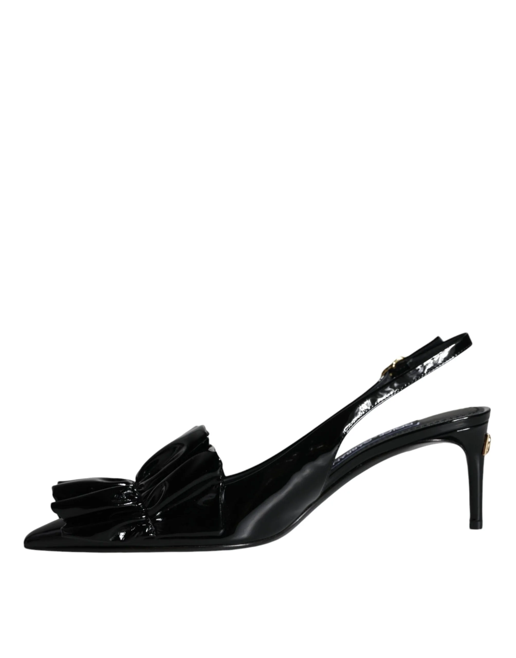 Dolce & Gabbana Leather Heels Slingback Pumps