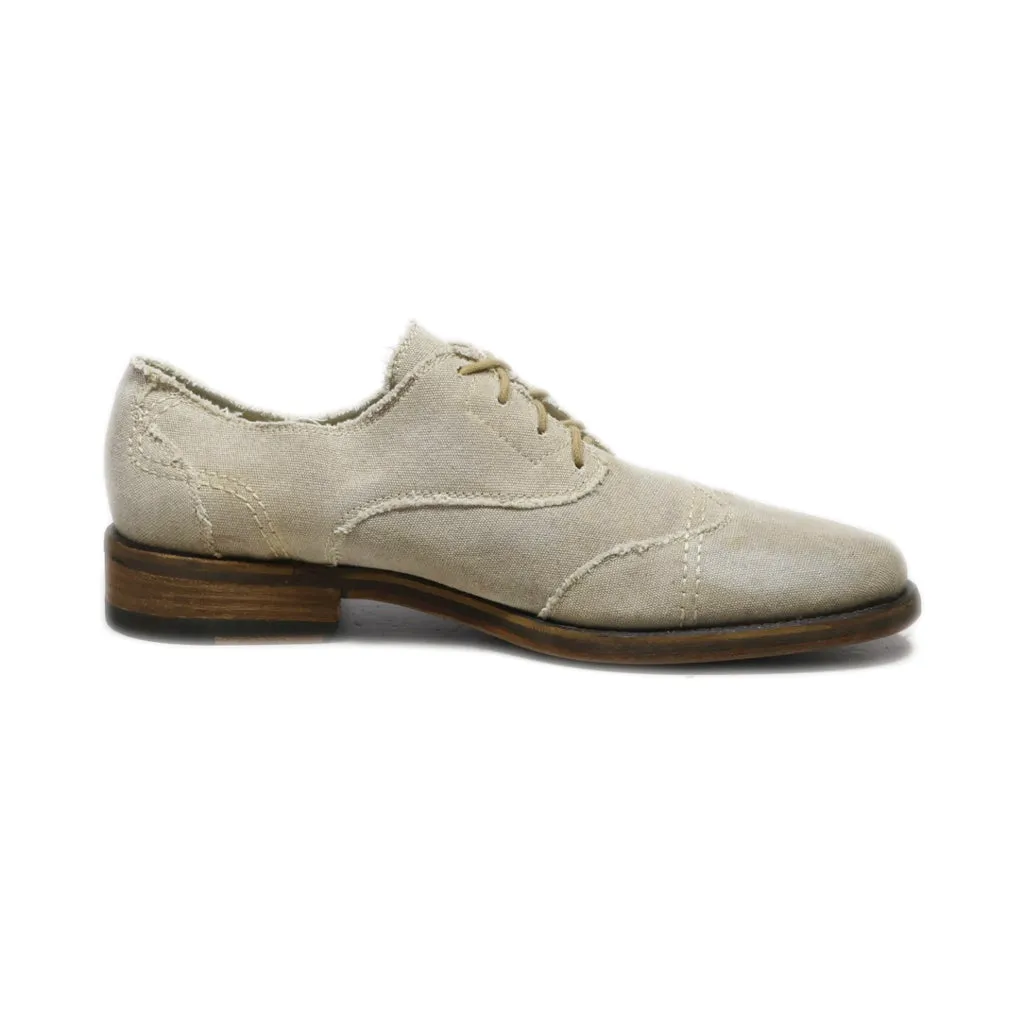 Donald J Pliner Formal Lace Ups Fabric Beige Colour For Men