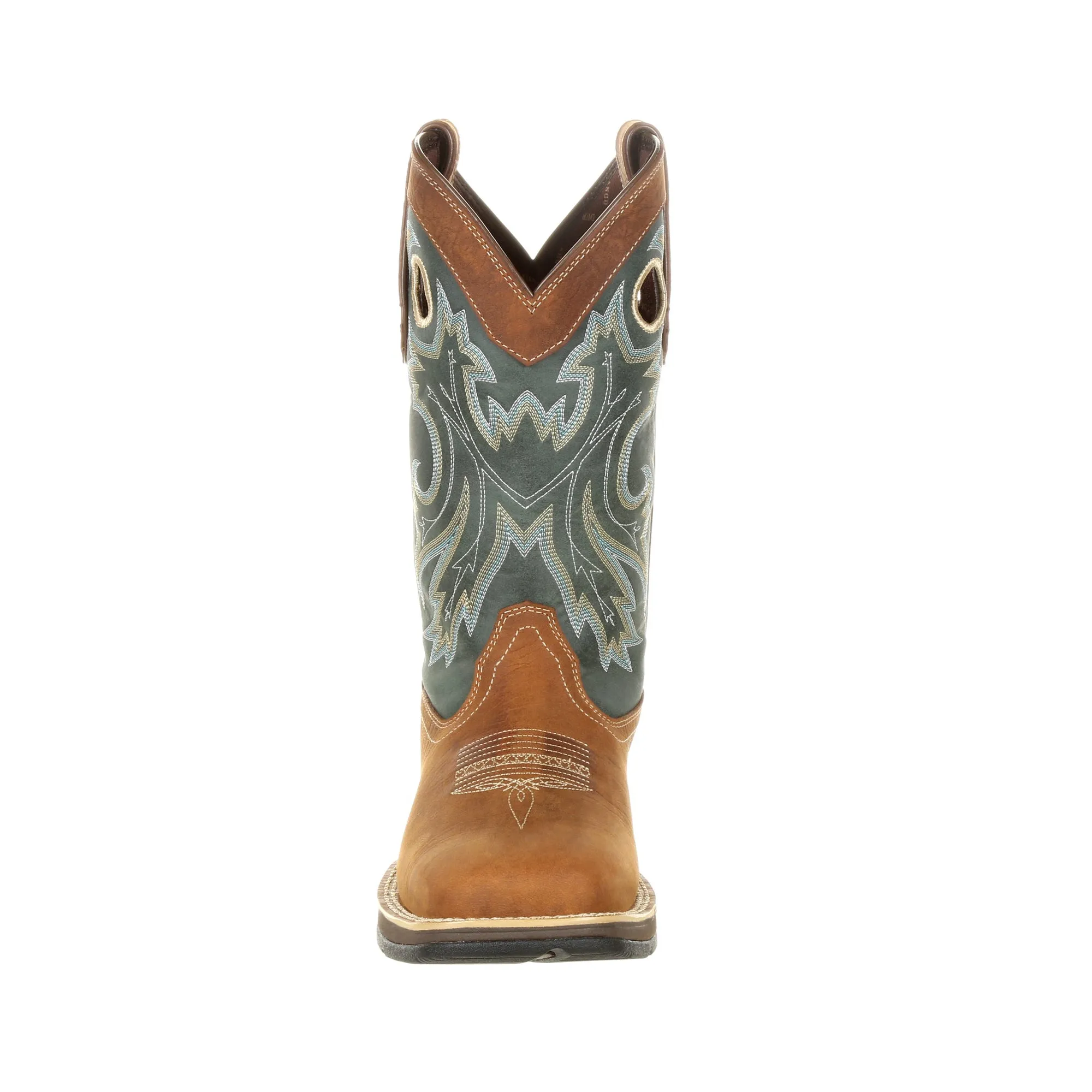 Durango Mens Clover/Saddle Leather Rebel PullOn Cowboy Boots