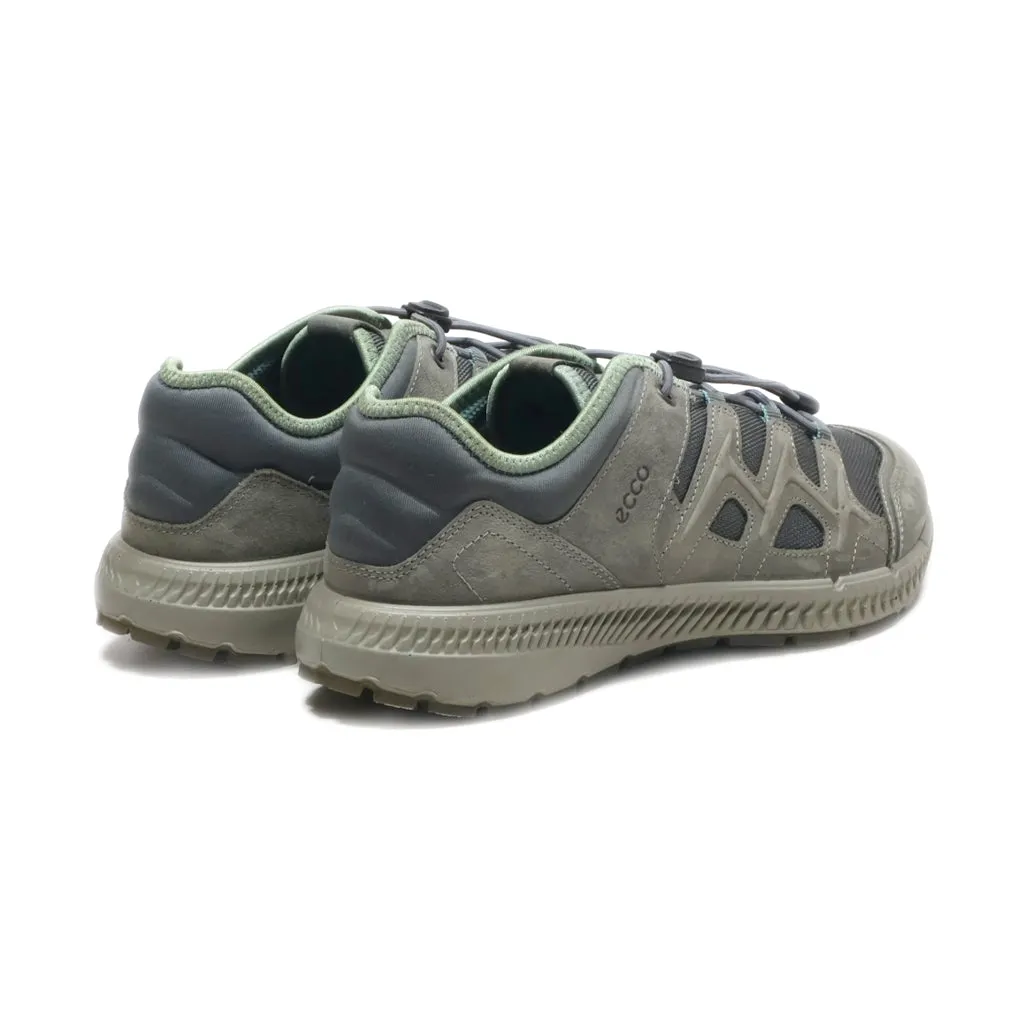 Ecco Low-Top Sneakers Leather Green Colour For Women