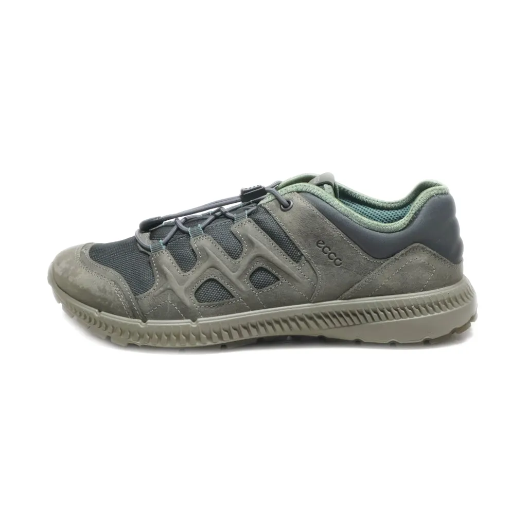 Ecco Low-Top Sneakers Leather Green Colour For Women