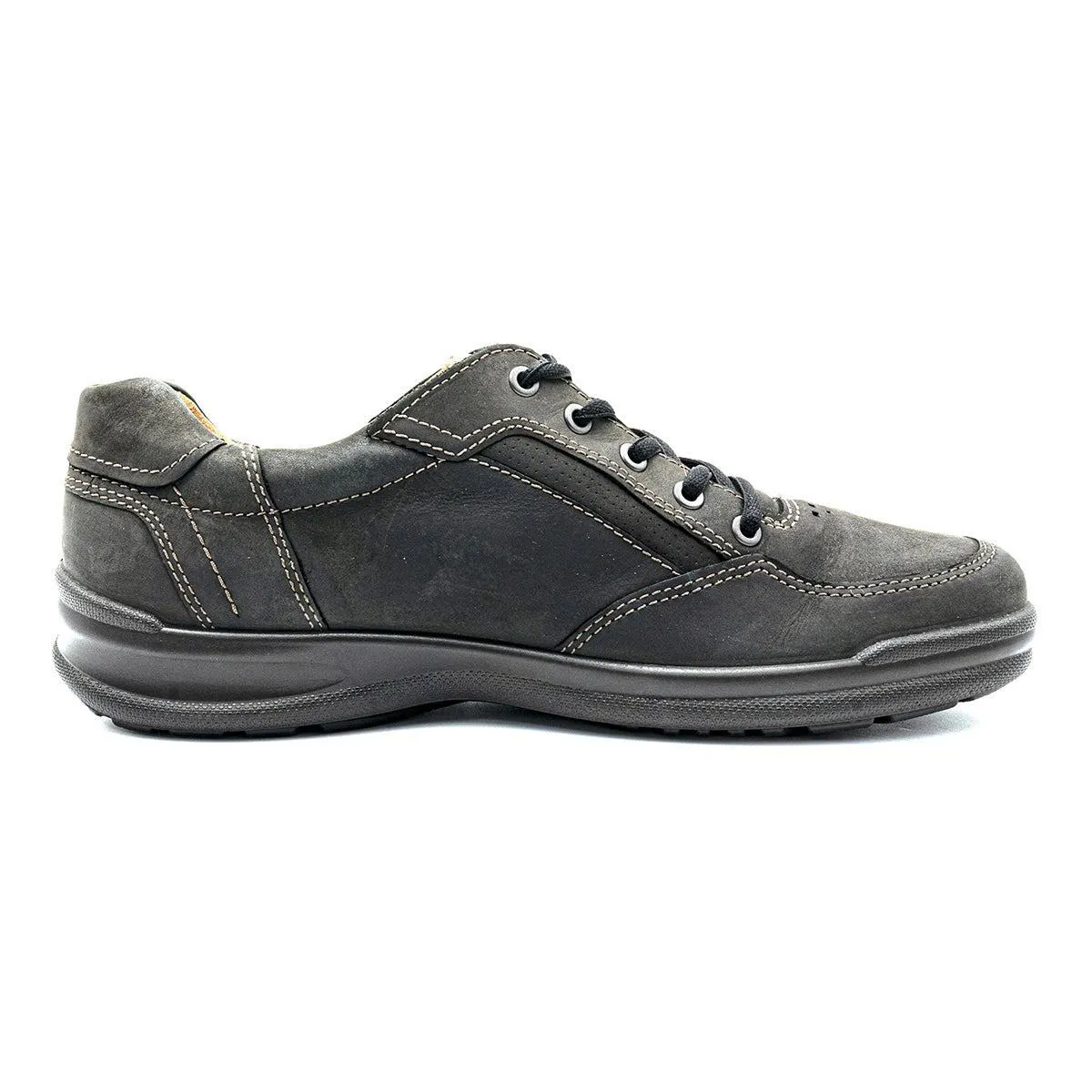 Ecco Low-Top Sneakers Leather Grey Colour For Men