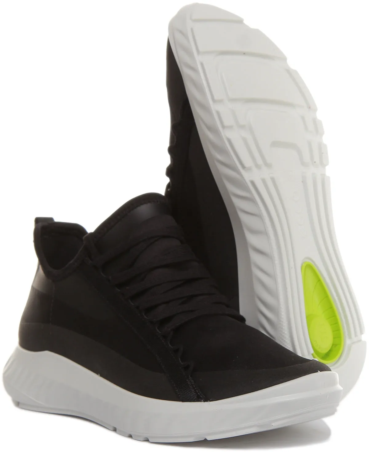 Ecco St.1 Lite In Black White For Women