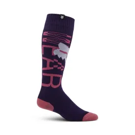 Fox Racing 33040-434-OS Womens 180 Race Spec Sock Comfortable Fit Arch support Guava - One