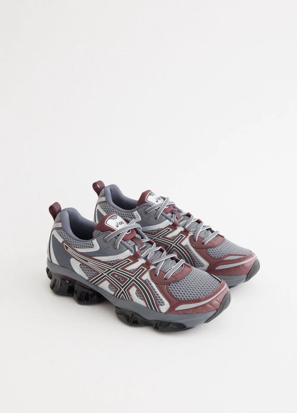 GEL-Quantum Kinetic 'Burgundy Silver' Sneakers