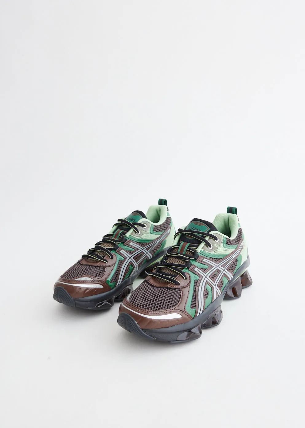 Gel-Quantum Kinetic 'Dark Sepia Shamrock' Sneakers