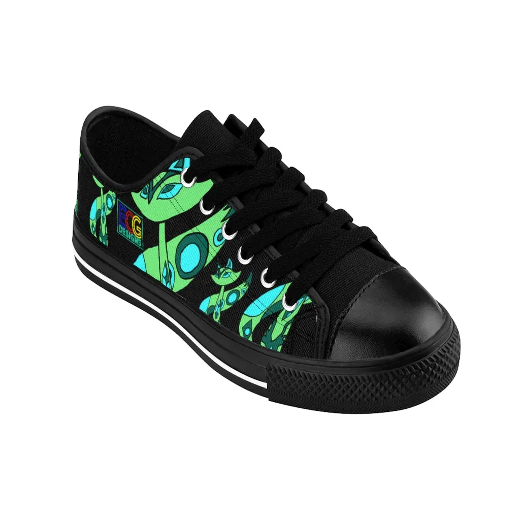 Green Cat Men's Sneakers