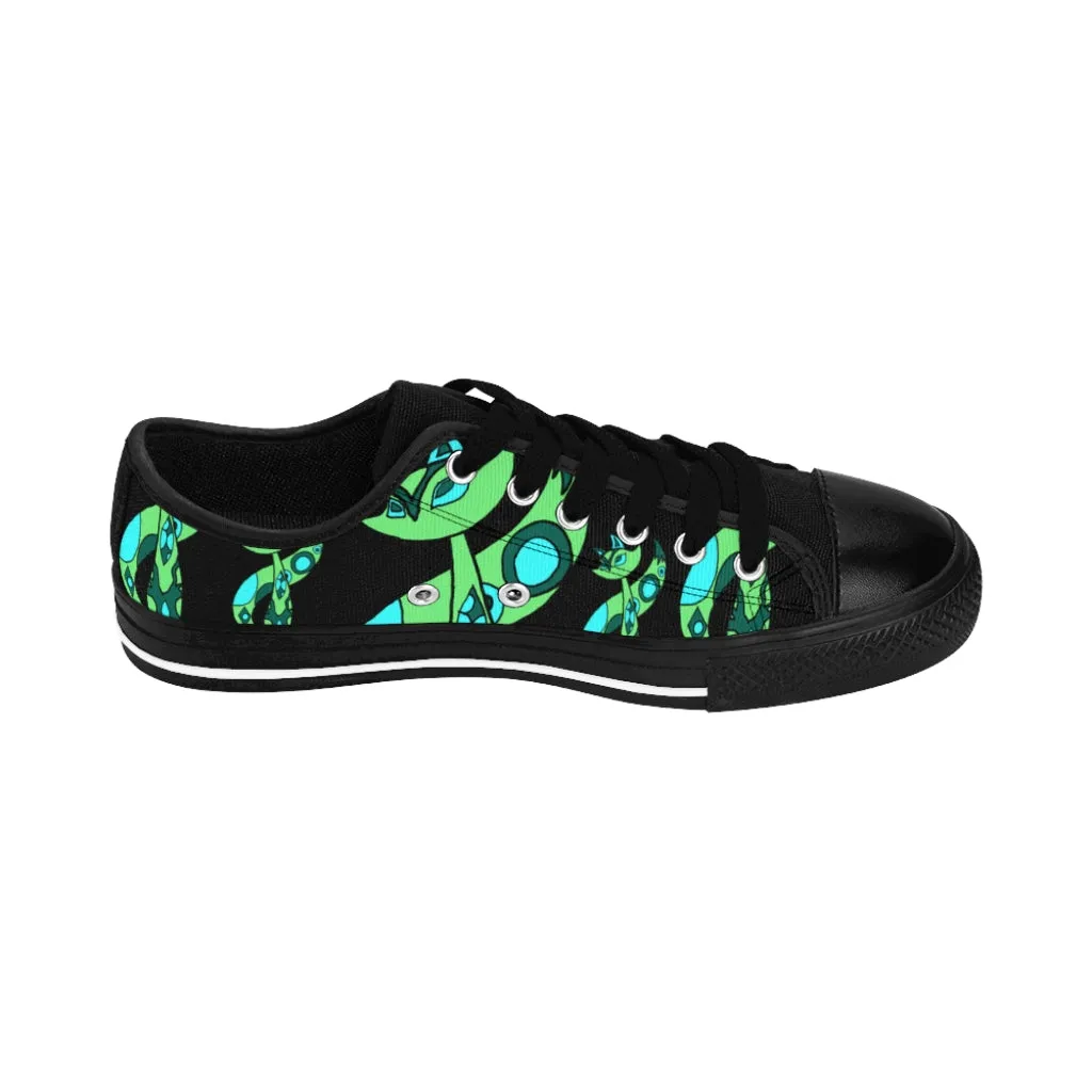 Green Cat Men's Sneakers