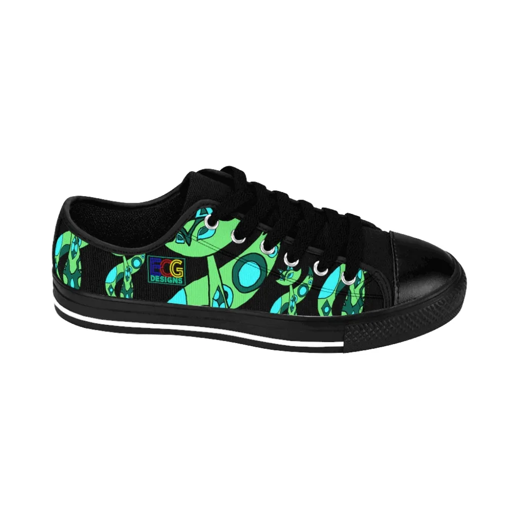 Green Cat Men's Sneakers