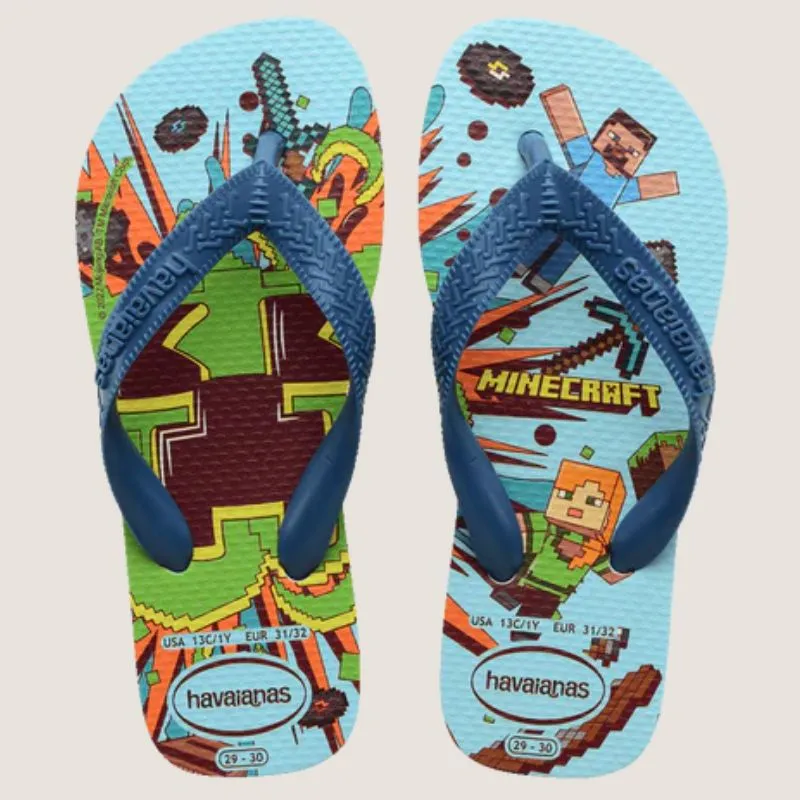 Havaianas Kids Minecraft Thong