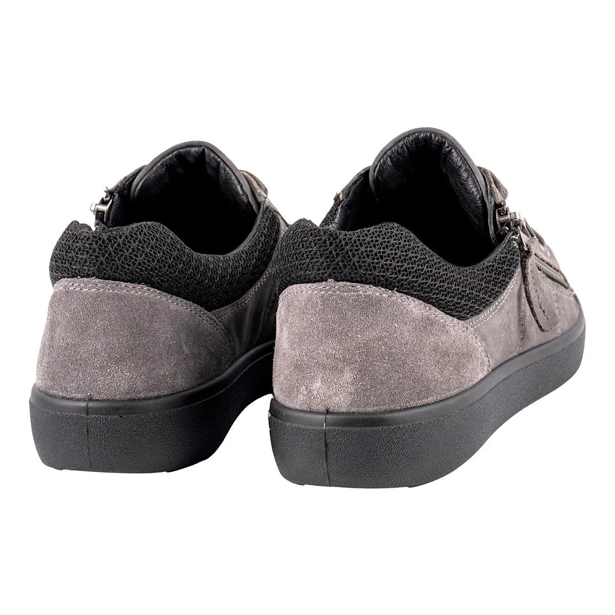 Hotter Chase Low-Top Sneakers Leather Grey Colour For Women