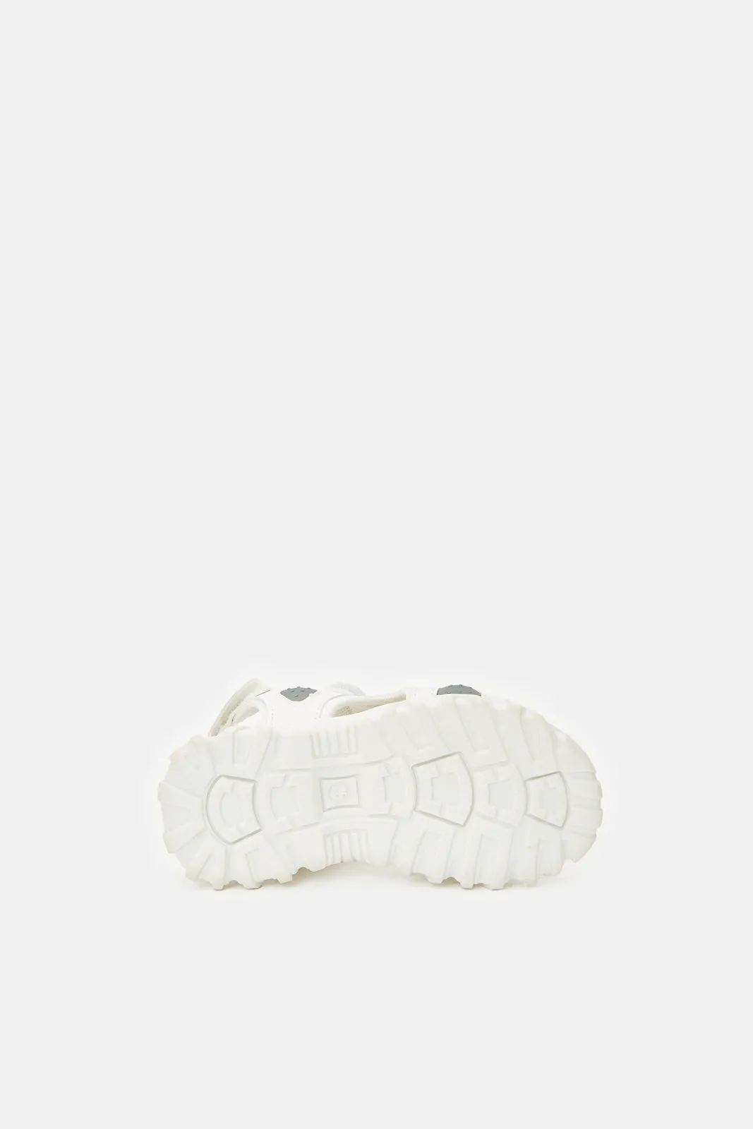 Infant Boys White Sport Sandals