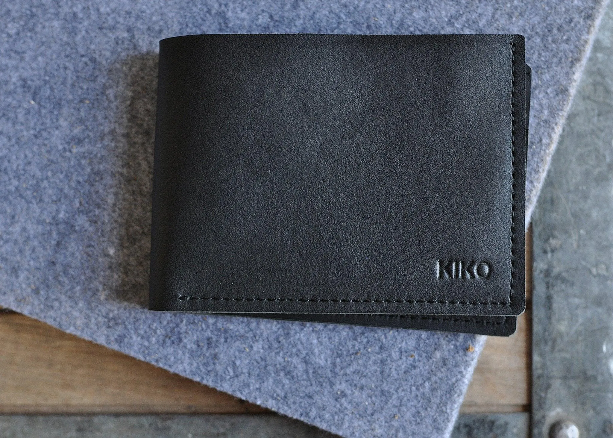 Kiko-leather-Sleek Bifold Wallet