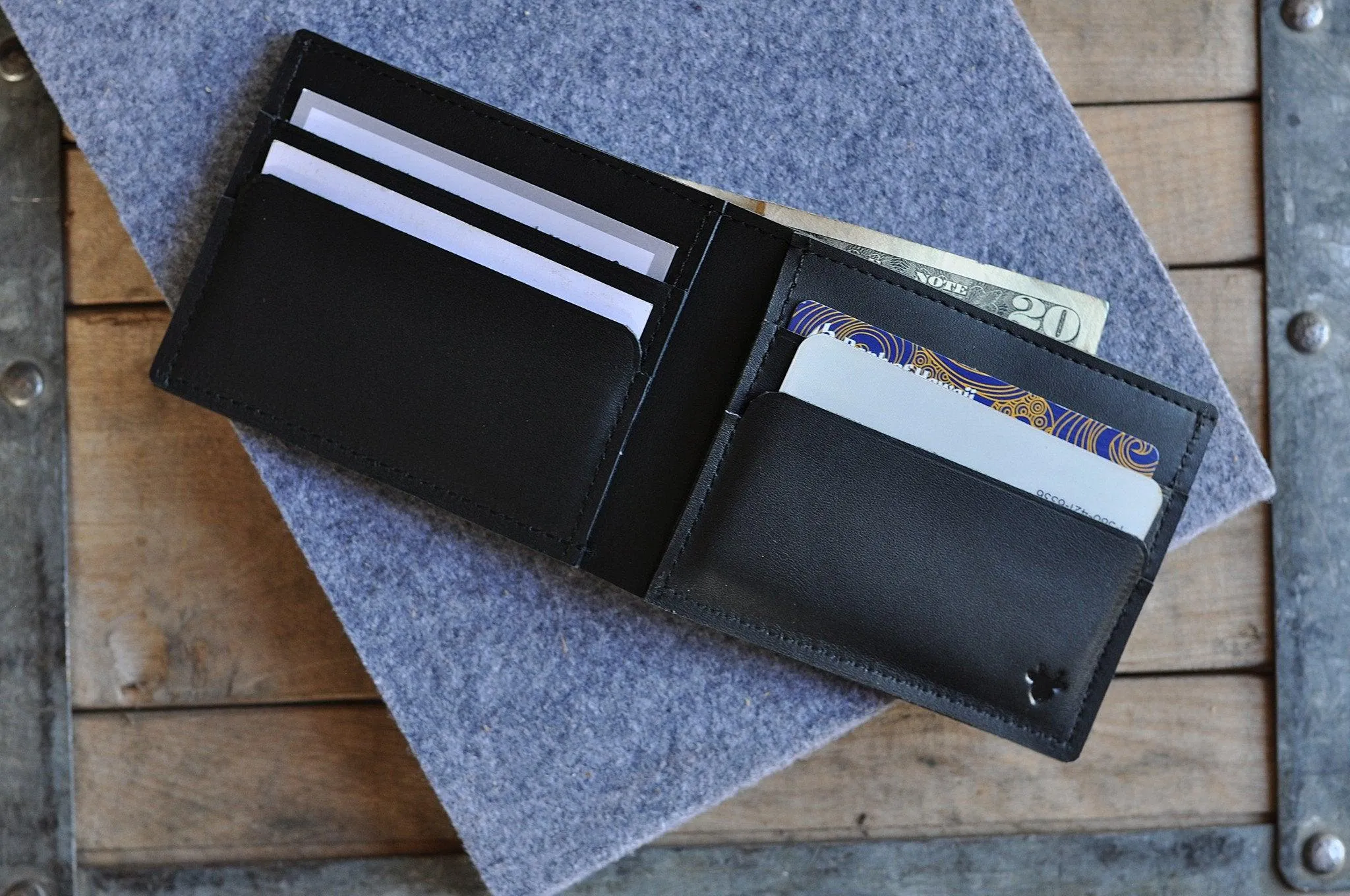 Kiko-leather-Sleek Bifold Wallet