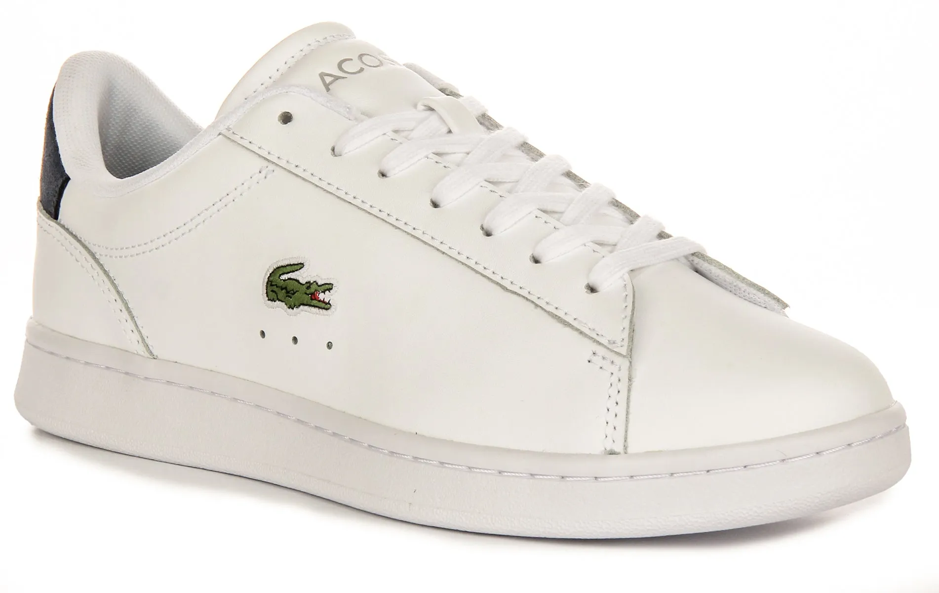 Lacoste Carnaby Set In White Navy For Men