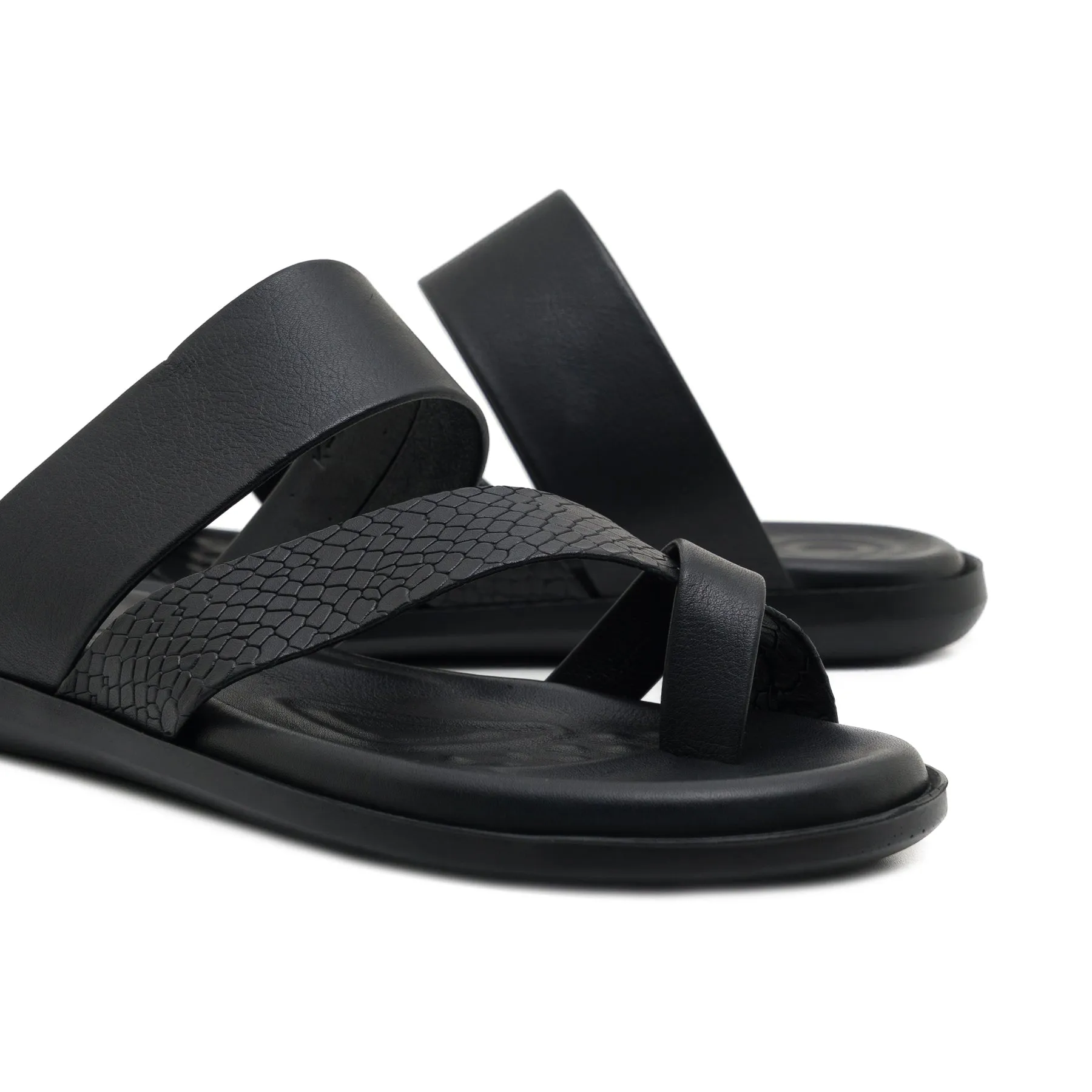 Langdale Black Sandal