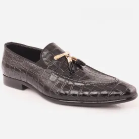 Men "Hugo" Sleek Almond Toe Slip On Shoes