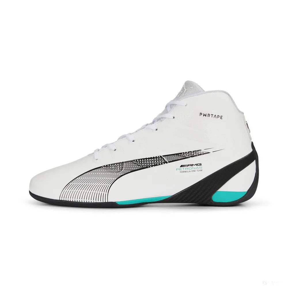 Mercedes Carbon Cat Mid PUMA White-Spectra