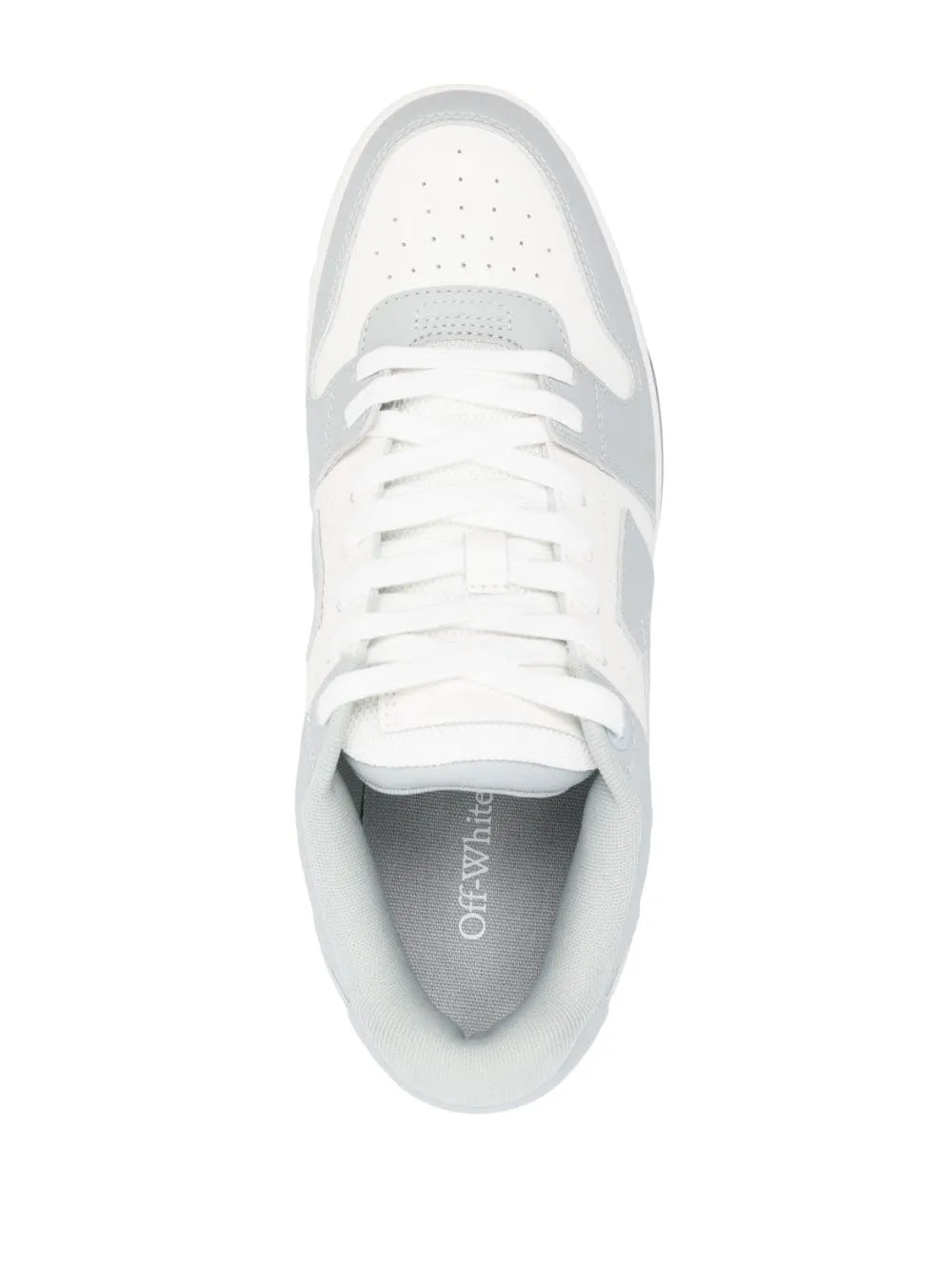 OFF-WHITE OOO Out of Office Leather Sneakers